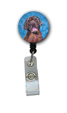 Labrador Retractable Badge Reel Or Id Holder With Clip