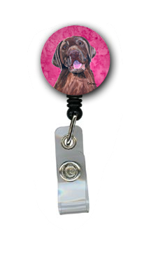 Labrador Retractable Badge Reel Or Id Holder With Clip