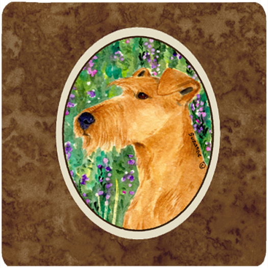 Irish Terrier Foam Coasters - Set Of 4, 3.5 x 3.5 In.