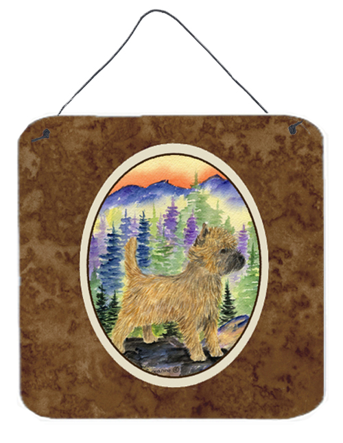 Cairn Terrier Aluminium Metal Wall Or Door Hanging Prints - 6 x 6 In.