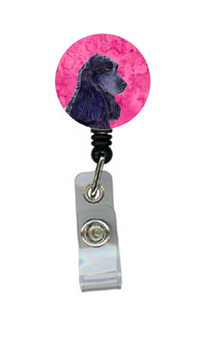 Cocker Spaniel Retractable Badge Reel Or Id Holder With Clip