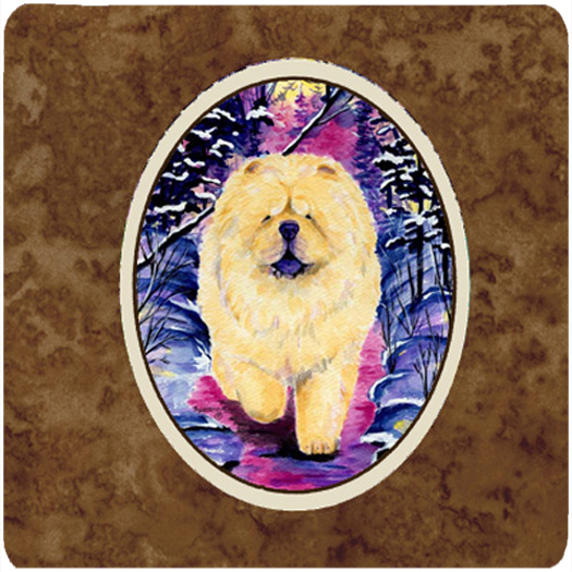 Chow Chow Foam Coasters - Set Of 4, 3.5 x 3.5 In.