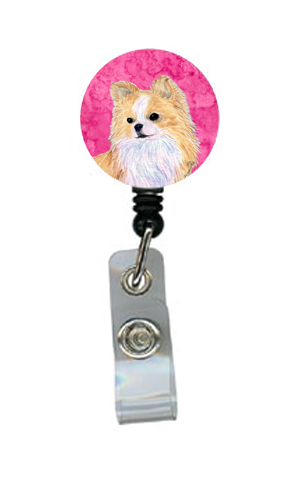 Chihuahua Retractable Badge Reel Or Id Holder With Clip