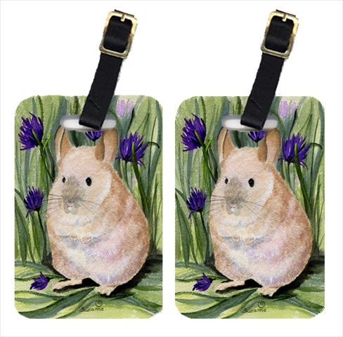 Chinchilla Luggage Tag - 4 x 2.75 In.