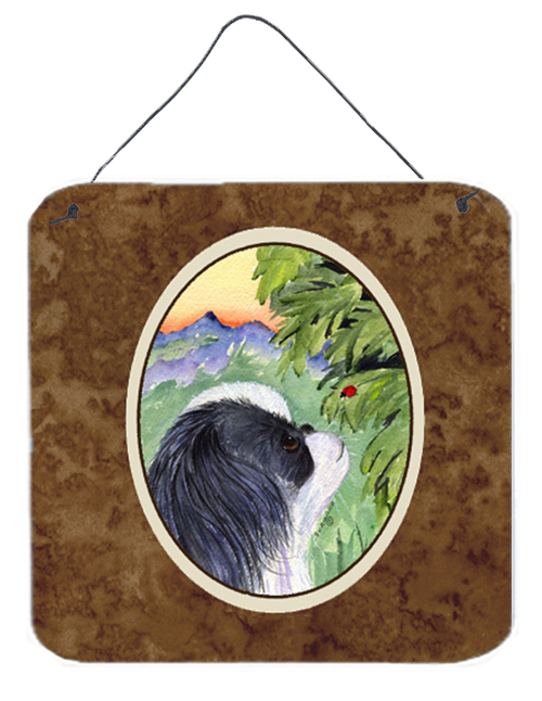 SS8259DS66 Japanese Chin Aluminium Metal Wall Or Door Hanging Prints - 6 x 6 In.