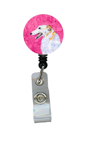 Borzoi Retractable Badge Reel Or Id Holder With Clip