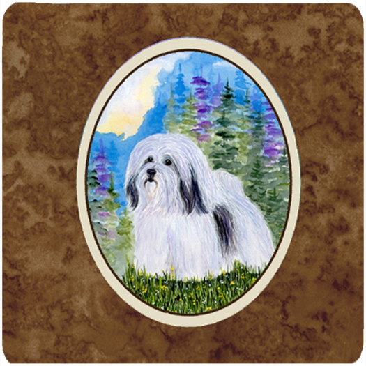 Havanese Foam Coasters, Set Of 4