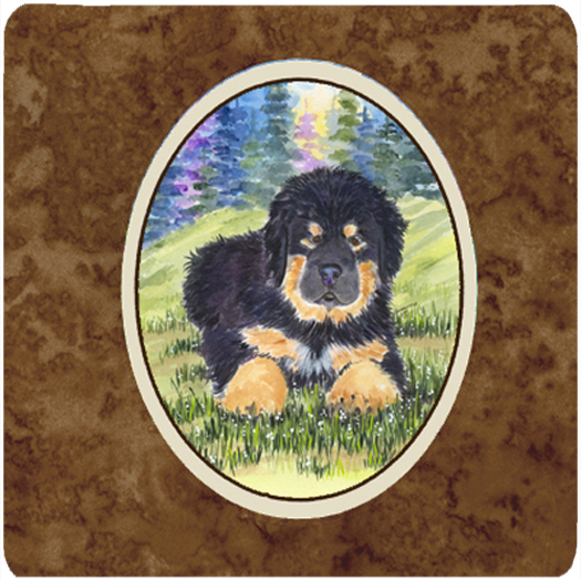 Tibetan Mastiff Foam Coasters, Set Of 4