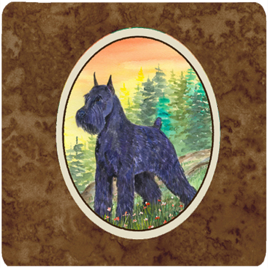 Schnauzer Foam Coasters, Set Of 4