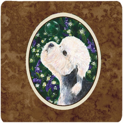 Dandie Dinmont Terrier Foam Coasters, Set Of 4
