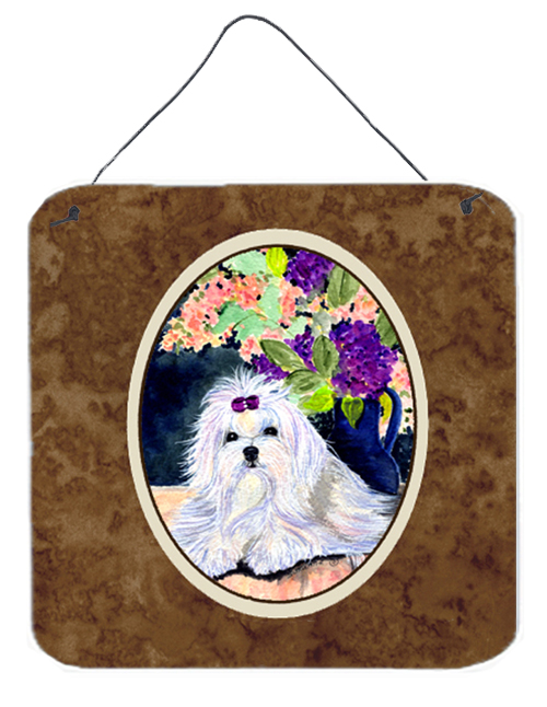6 In. Maltese Aluminium Metal Wall Or Door Hanging Prints