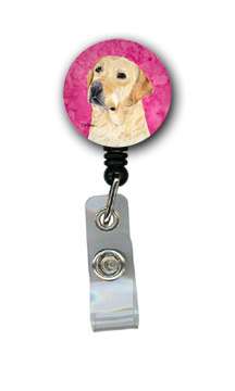Labrador Retractable Badge Reel Or Id Holder With Clip