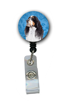 Springer Spaniel Retractable Badge Reel Or Id Holder With Clip