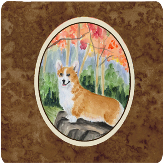 Corgi Foam Coasters, Set Of 4
