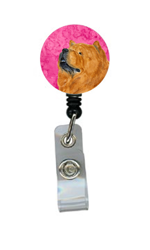 Chow Chow Retractable Badge Reel Or Id Holder With Clip
