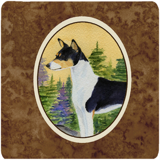 Basenji Foam Coasters, Set Of 4