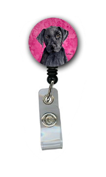 Labrador Retractable Badge Reel Or Id Holder With Clip