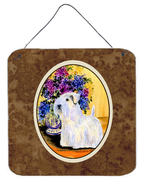 6 In. Sealyham Terrier Aluminium Metal Wall Or Door Hanging Prints