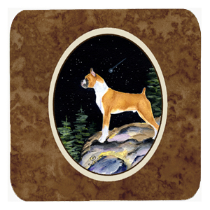 Starry Night Boxer Foam Coasters - Set Of 4