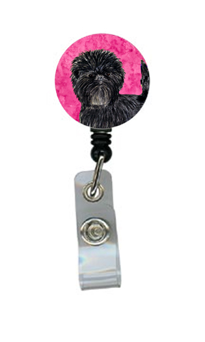 Affenpinscher Retractable Badge Reel Or Id Holder With Clip