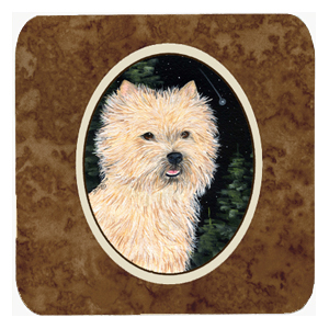Starry Night Cairn Terrier Foam Coasters- Set Of 4