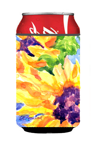 Picture of Carolines Treasures 6132CC Flower - Sunflower Can Or Bottle  Hugger