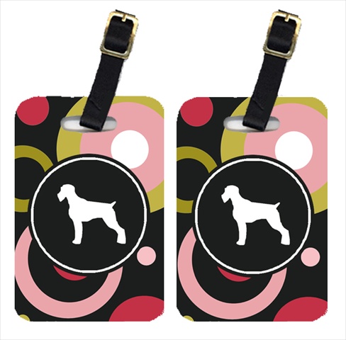 German Wirehaired Pointer Luggage Tags - Pair Of 2