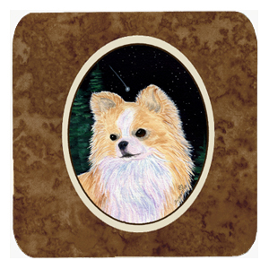 Starry Night Chihuahua Foam Coasters