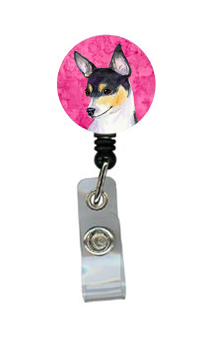 Chihuahua Retractable Badge Reel Or Id Holder With Clip