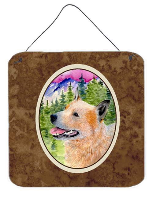6 In. Australian Cattle Dog Aluminium Metal Wall Or Door Hanging Prints