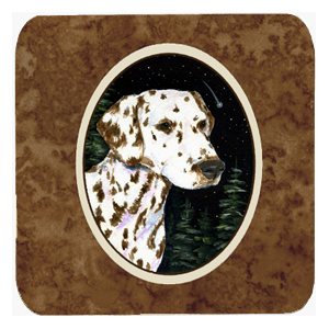 Starry Night Dalmatian Foam Coasters- Set Of 4