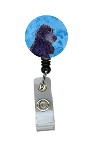 Cocker Spaniel Retractable Badge Reel Or Id Holder With Clip