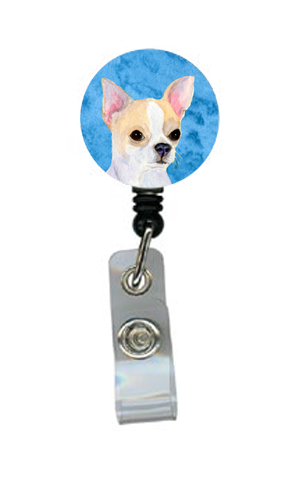 Chihuahua Retractable Badge Reel Or Id Holder With Clip