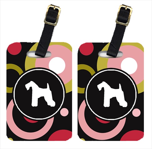 Kerry Blue Terrier Luggage Tags - Pair Of 2
