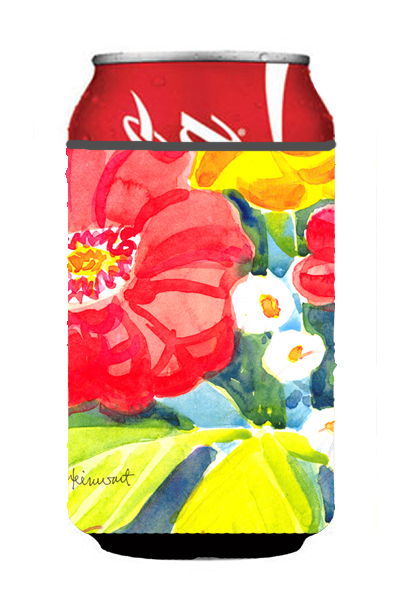 Picture of Carolines Treasures 6135CC Flower Can Or Bottle  Hugger