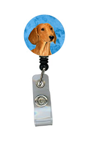 Dachshund Retractable Badge Reel Or Id Holder With Clip