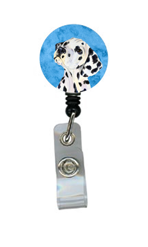 Dalmatian Retractable Badge Reel Or Id Holder With Clip