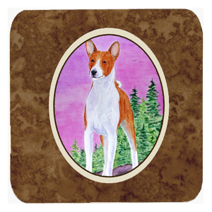 Basenji Foam Coasters, Set Of 4