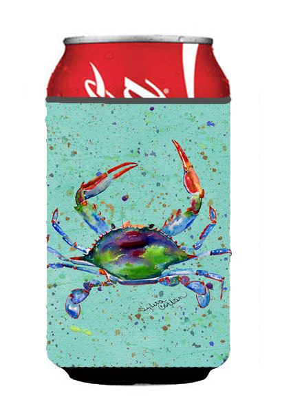 Picture of Carolines Treasures 8462CC Crab On Teal Can Or Bottle  Hugger