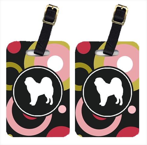 Tibetan Mastiff Luggage Tags - Pair Of 2