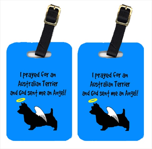 Australian Terrier Luggage Tags - Pair Of 2