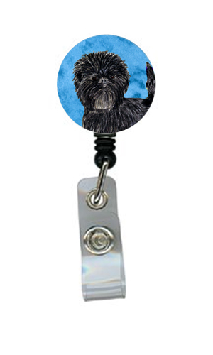 Affenpinscher Retractable Badge Reel Or Id Holder With Clip