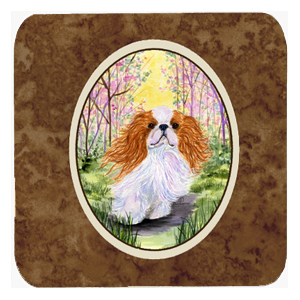 English Toy Spaniel Foam Coasters, Set Of 4