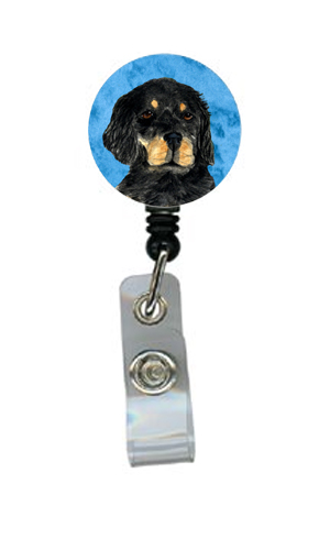 Gordon Setter Retractable Badge Reel Or Id Holder With Clip