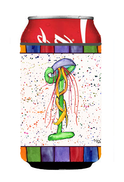 Picture of Carolines Treasures 8432-ICC Letter I With Jellyfish Can Or Bottle  Hugger