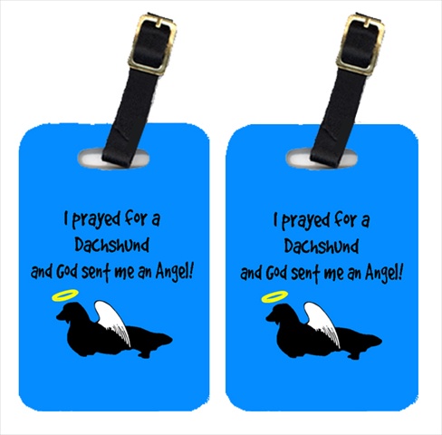 Dachshund Luggage Tags - Pair Of 2