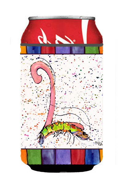 Picture of Carolines Treasures 8435-LCC Letter L With Shrimp Can Or Bottle  Hugger