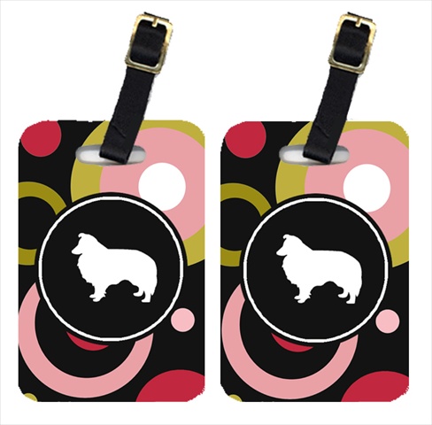 Carolines Treasures KJ1148BT Sheltie Luggage Tags - Pair of 2
