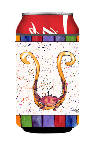 Picture of Carolines Treasures 8444-UCC Letter U With Crab Can Or Bottle  Hugger