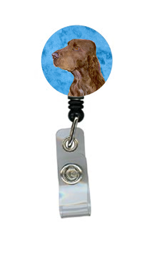 Field Spaniel Retractable Badge Reel Or Id Holder With Clip